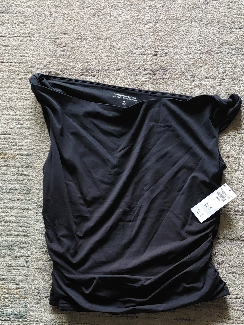 NWT Abercrombie & Fitch Black Off-Shoulder Top